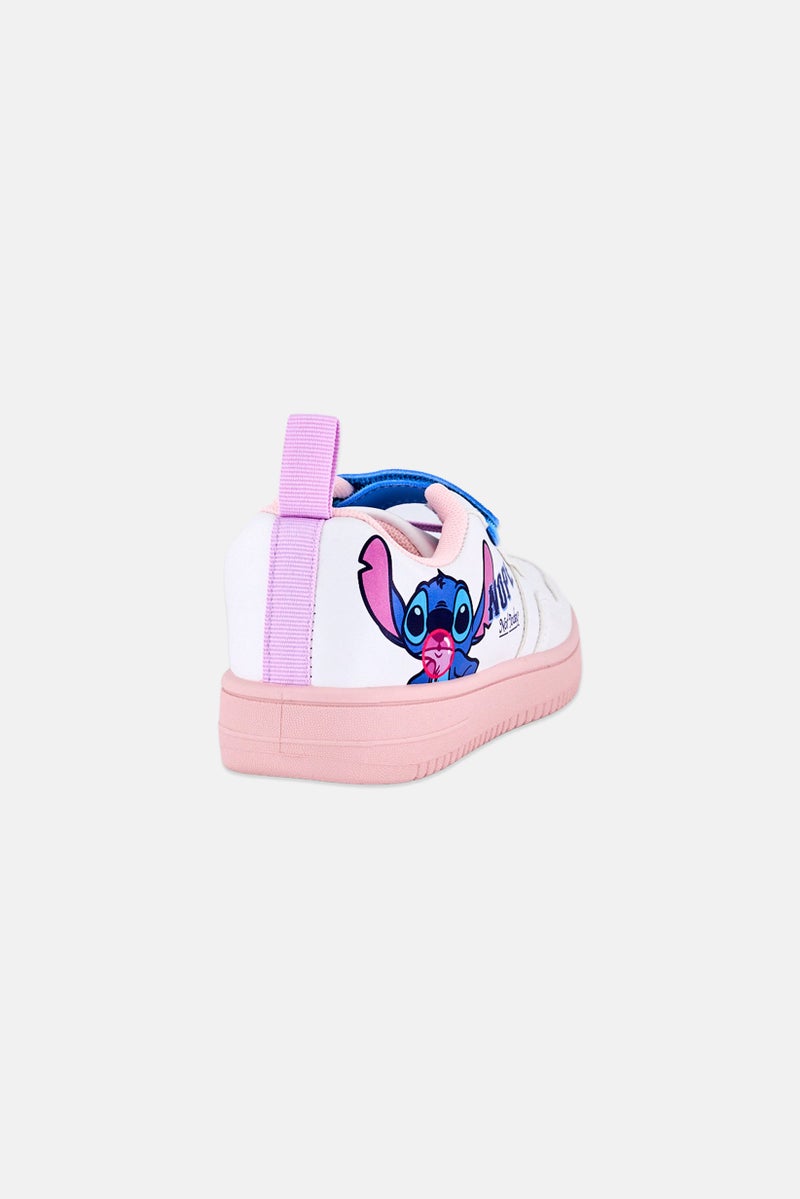 Disney Kids Boy Stitch Velcro Closure Casual Shoes, White - Image 3