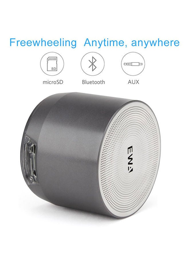 NIBEMINENT EWA A103 Portable Bluetooth Speaker Grey - Image 3