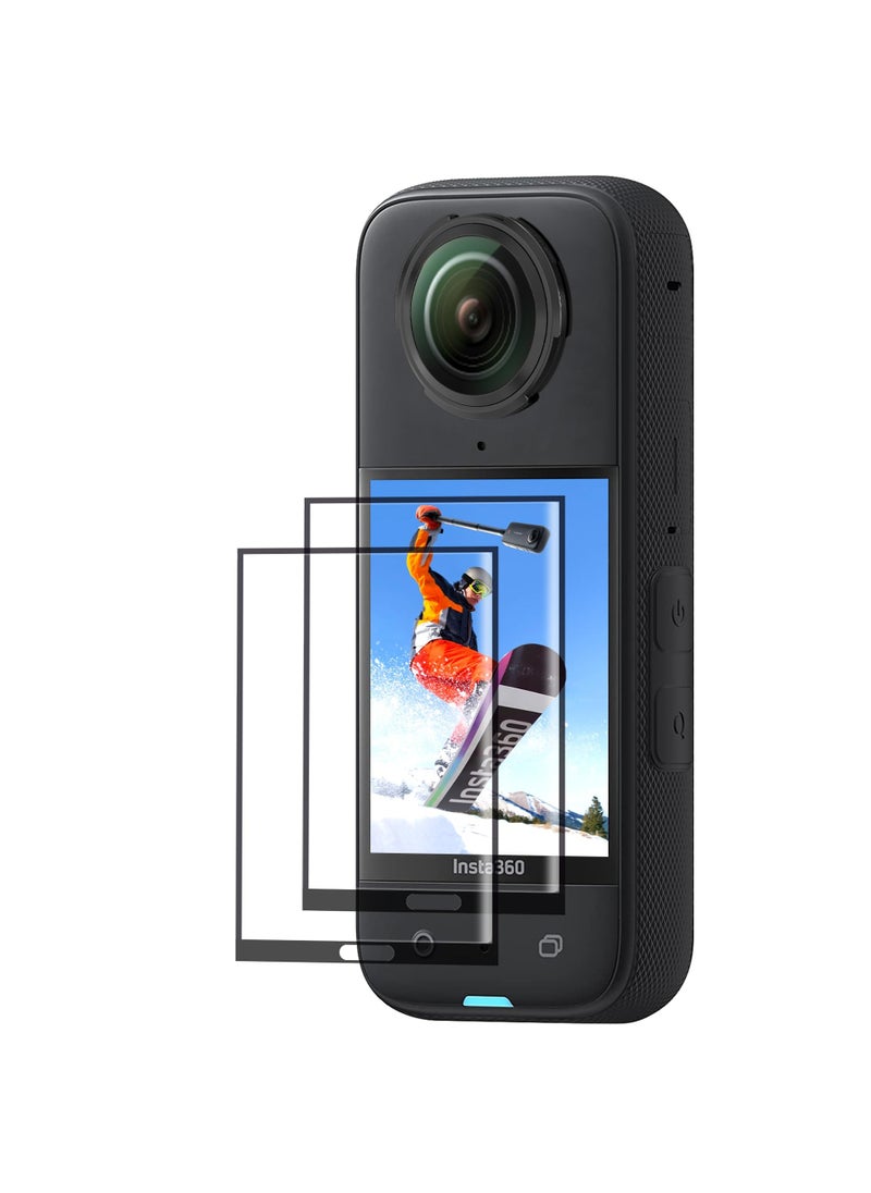 Generic - Screen Protector for Insta360 X4/X5 Accessories 9H Hardness HD Tempered Glass Screen Protector Designed for Insta360 X5 Camera (2 Pack) - Image 1