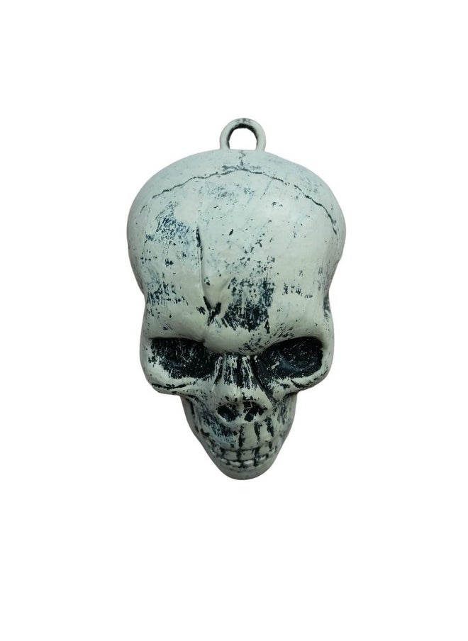 BookMyCostume BookMyCostume Plastic Small Skull Toy Halloween Ghost Showpiece Decoration Kids Adults Fancy Dress Costume Accessory Free Size White  - Image 3