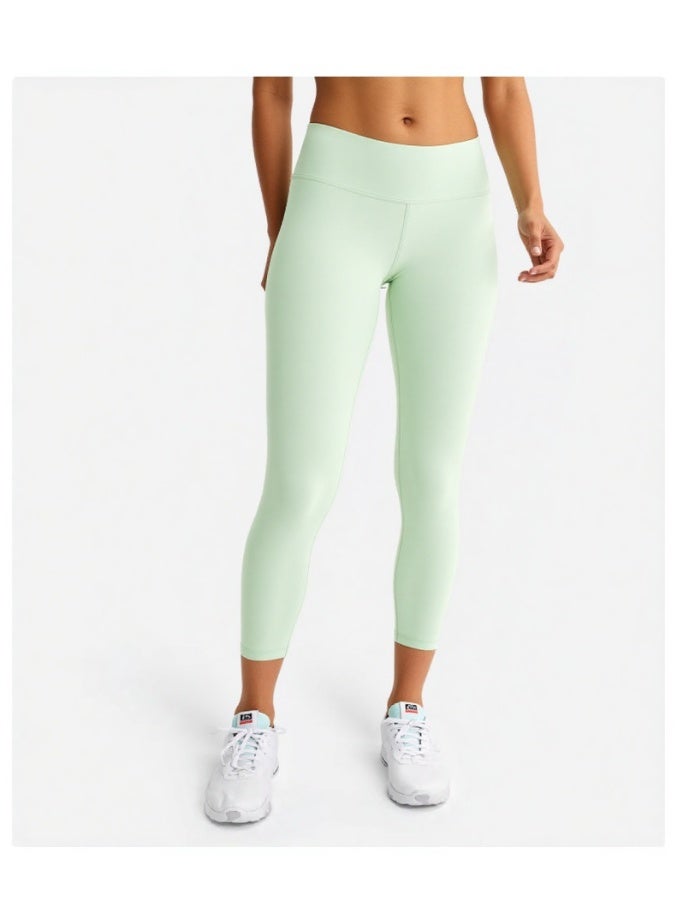 NIBEMINENT Essential/Pure&Plain 7/8 Leggings, High Waisted Compression Soft Pants Workout Athletic Yoga Pants 24" - Image 3