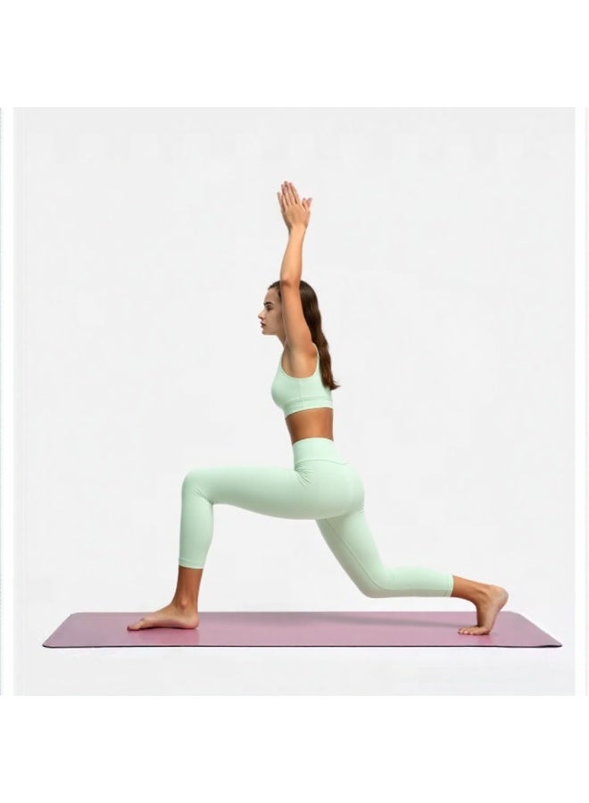 NIBEMINENT Essential/Pure&Plain 7/8 Leggings, High Waisted Compression Soft Pants Workout Athletic Yoga Pants 24" - Image 2