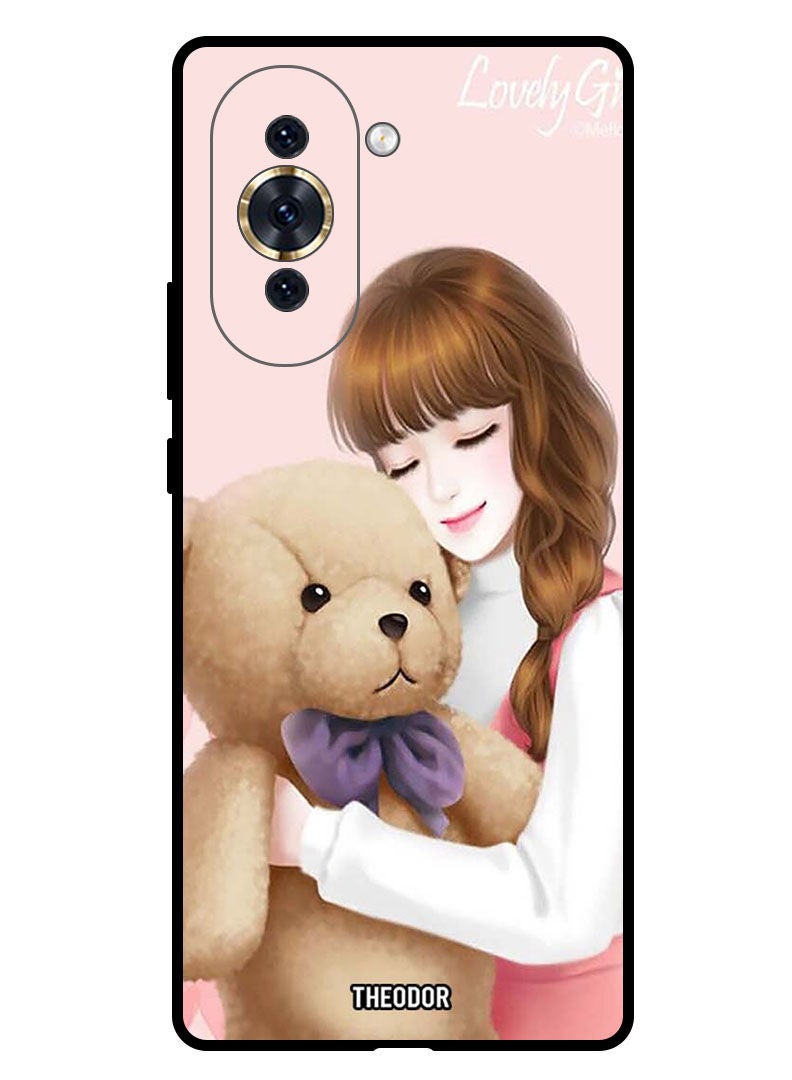 Theodor Protective Case Cover For HUAWEI NOVA 10 Lovely Girl Witih Teddy - Image 1