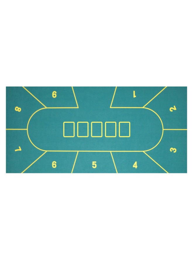 Texas Hold'em Table Mat Tabletop Mat Chip Playing Card Rubber Sole Non-slip Round Square Tablecloth Special Mat 