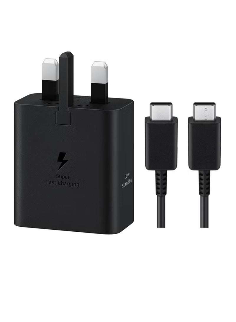 DazzleDeals 45W Power Adapter USB-C Super Fast Charging Charger with 1.8 m Cable - Compatible with Samsung G S25 S24 S23 S22 S21 S20 Ultra, S24+ S23+ S22+ S21+, A53, A15, A54, Fold, Flip - Type C Power Adapter, - Image 3
