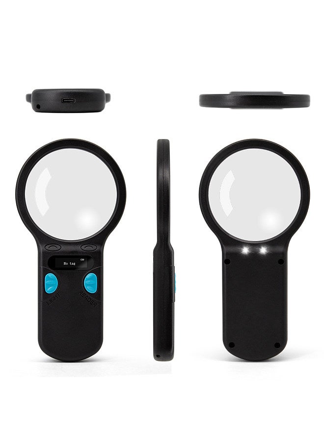 Animal Microchip Pet Tag Scanner ID Reader RFID EMID Animal Handheld Reader BT+USB+2.4G Connect 128 Tags In  - Image 4