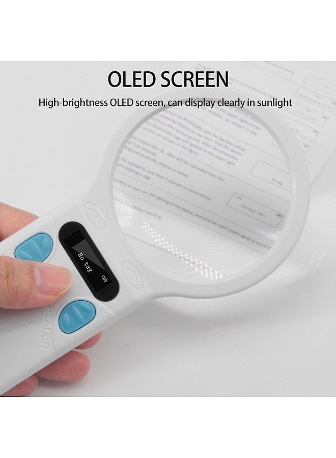 Animal Microchip Pet Tag Scanner ID Reader RFID EMID Animal Handheld Reader BT+USB+2.4G Connect 128 Tags In  - Image 5