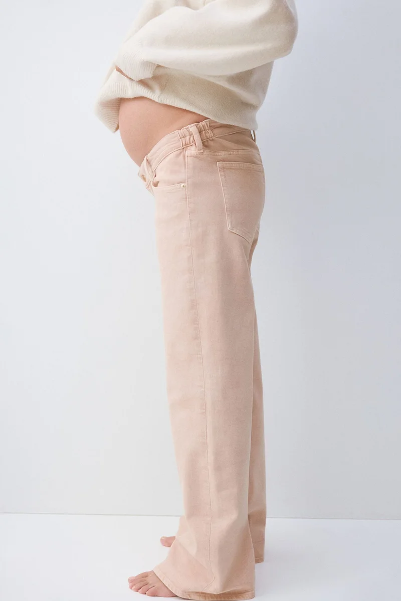 H&M MAMA Before &amp; After wide jeans