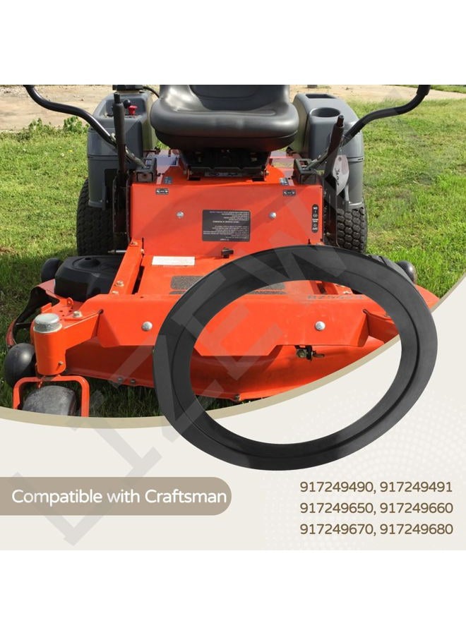 LIZEWEI 532127534 Bagger Cover Gasket Compatible with Husqvarna AYP Craftsman Poulan Lawn Mowers Also for G26LRV G30SD 966529101 966004401 Model, ReplacesPart Number 127534 - Image 4