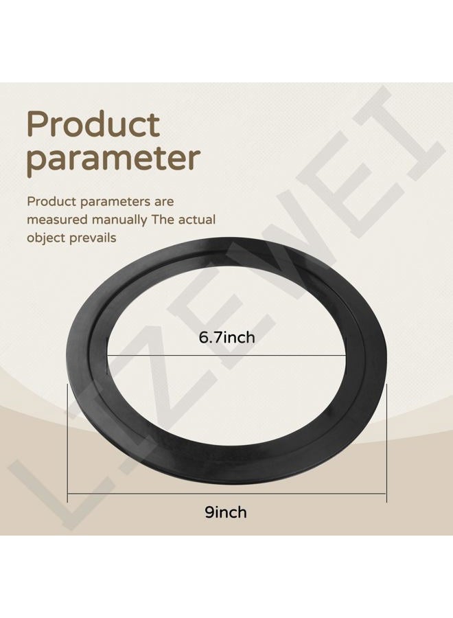 LIZEWEI 532127534 Bagger Cover Gasket Compatible with Husqvarna AYP Craftsman Poulan Lawn Mowers Also for G26LRV G30SD 966529101 966004401 Model, ReplacesPart Number 127534 - Image 2