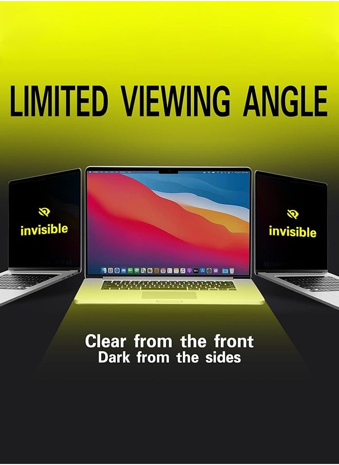 UETEEY Magnetic Privacy Screen for 14 Inch MacBook Pro (2021-2023) Anti-Blue Light and Anti-Glare Ultra Slim Laptop Screen Filter (A2442 M1/A2779 M2)  - Image 2