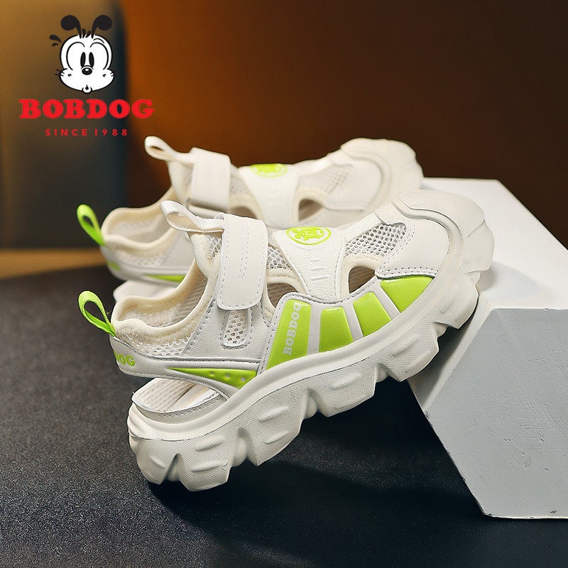 Babudou Children'S Sandals Frame Shoes For Boys, Summer Hollow Beach Shoes For Older Children, Non-Slip And Wear-Resistant - Image 4