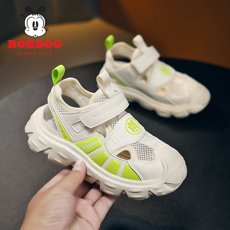Babudou Children'S Sandals Frame Shoes For Boys, Summer Hollow Beach Shoes For Older Children, Non-Slip And Wear-Resistant - Image 5