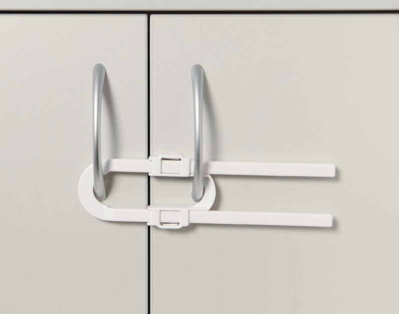 Dreambaby U Shaped Cabinet Locks - Extra Long Child Lock for Cabinets - Gliding Baby Safety Locks (6 Pack) - Image 2