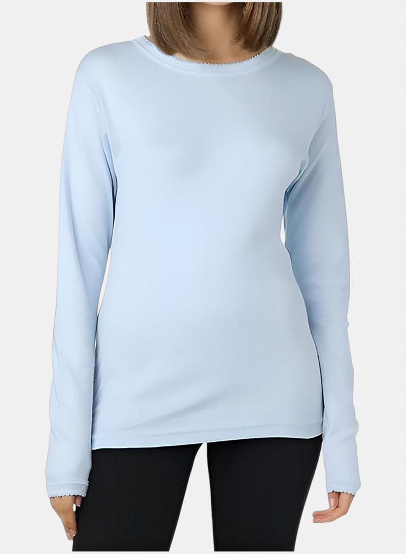 Dahab Cotton Long Sleeves Undershirt Round Neck - Image 3