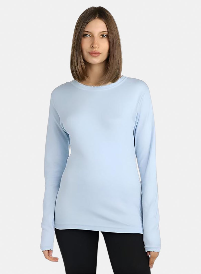 Dahab Cotton Long Sleeves Undershirt Round Neck - Image 1