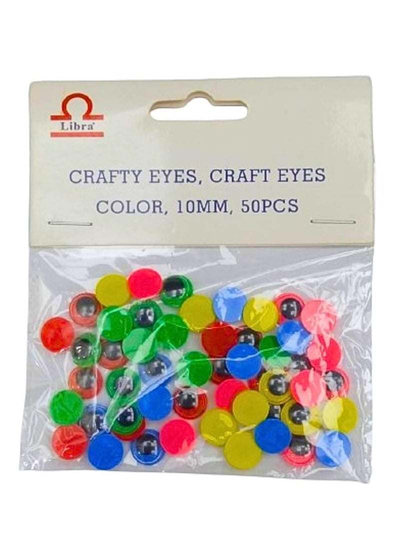 Libra CRAFTY EYES CRAFT EYES COLOR 10MM 50PCS - Image 2