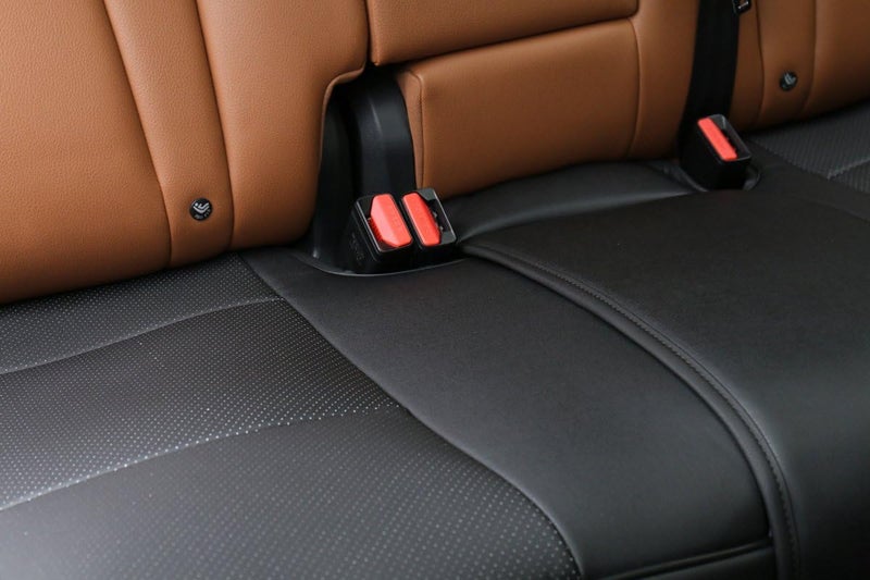 EDEALYN 1 Pack Scalable (124-140cm) Back Seat Cover Car Seat Cover Seat Protector Rear Seat Bottom Cover Fits 90% of car - for Seat Bottom Only (Black - Rear seat) - Image 3