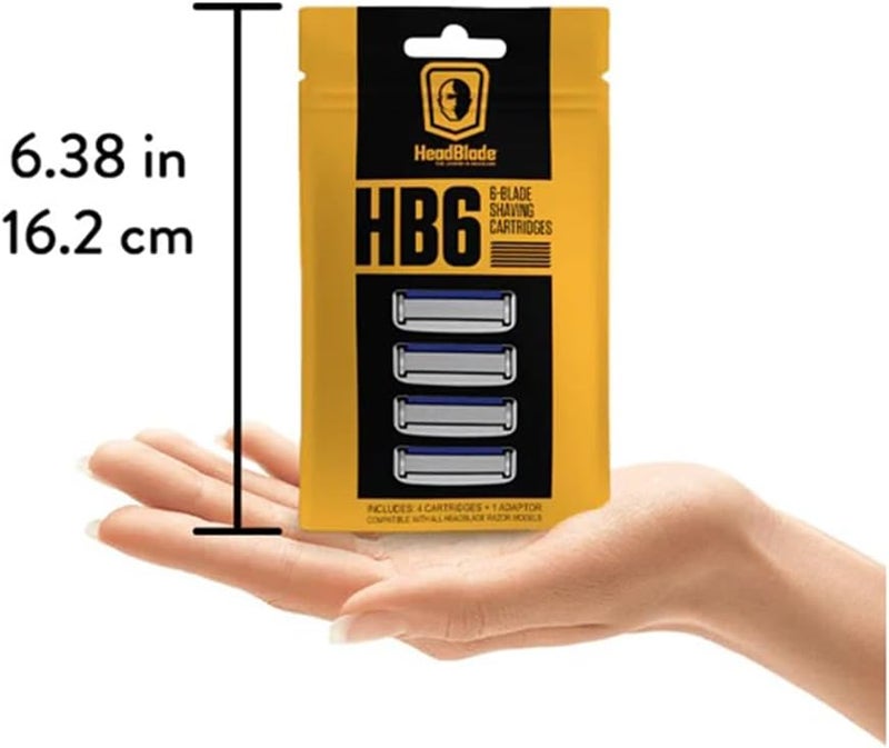 HeadBlade HB6 6-Blade Shaving Cartridges - Image 2