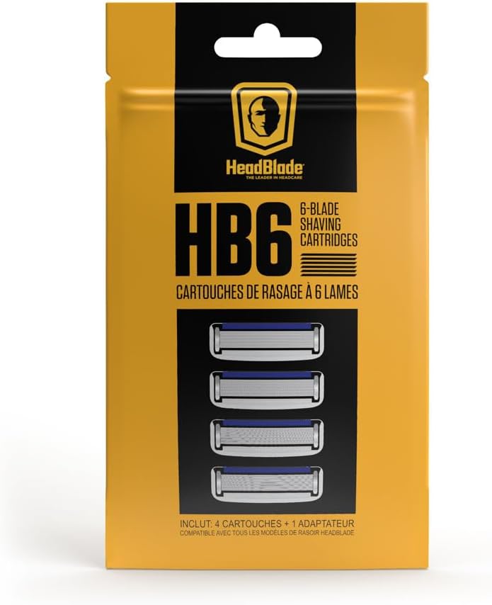 HeadBlade HB6 6-Blade Shaving Cartridges - Image 1
