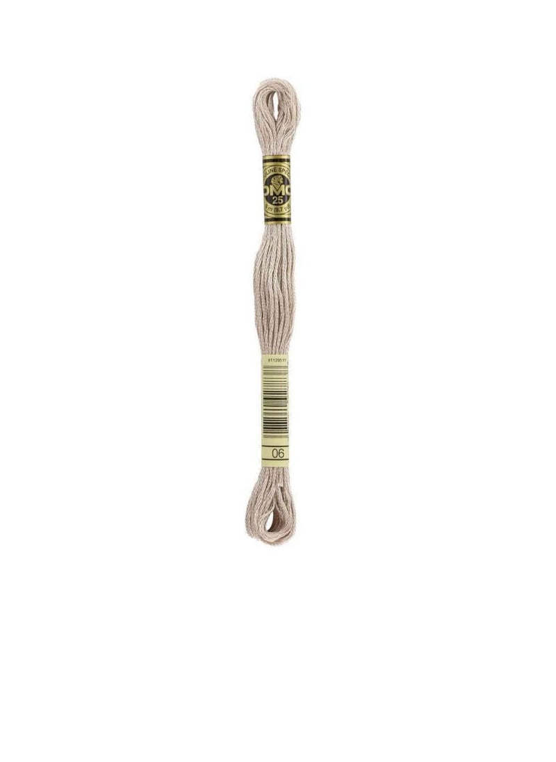 DMC DMC 6 Strand Embroidery Cotton 8.7 yard Medium Light Driftwood  - Image 2