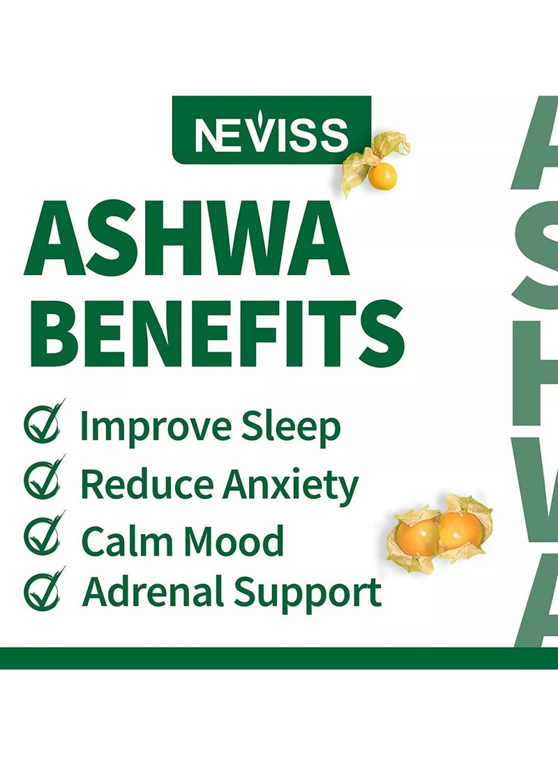 NEVISS - Ashwagandha Root Extract +L-Theanine, 60 Gummies - Image 1