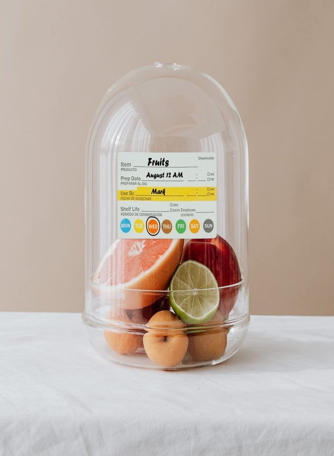 L LIKED Dissolvable Label Shelf Life for Food Rotation Use by Stickers 2 x 3 Inch Roll of 250 Labels - Image 3