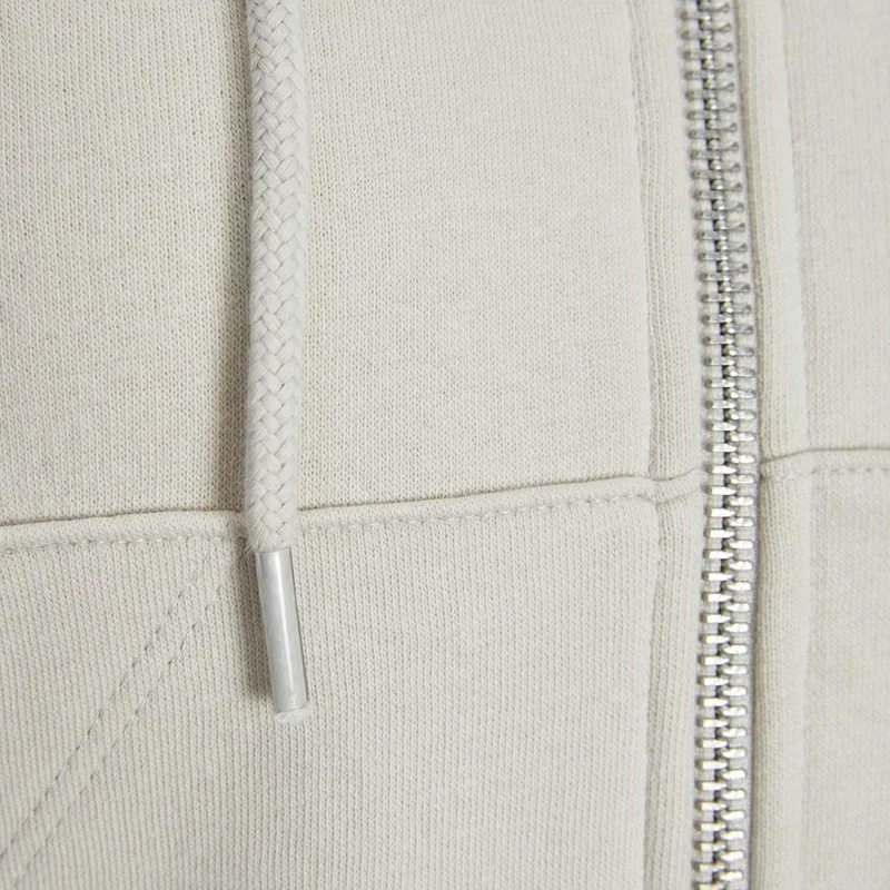 JJXX 12258450 Jxalfa Reg Ls Every Logo Zip Hood Swt Sn Beige