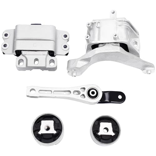 QRYIPPDM Engine Motor and Transmission Mount Kit Compatible with 2005-2018 Jetta 2.5L L5 Rabbit 2006-2009 L5 2.5L 5PCS 10012 9283 9245 9260 9263 A4928 A6969 A6966 A4927 A6962 - Image 1