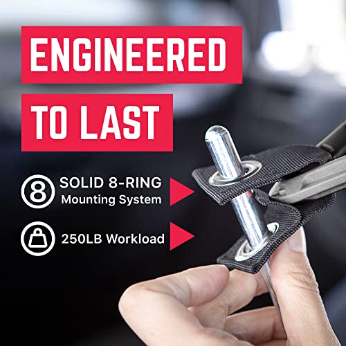 GPCA GP BackGrip PRO, Headrest Car Passenger Hand Grip for Truck & Car Wrangler JL JT JK Handle for Offroad, Kids & Seniors, Patented Jeep Accessories, Aluminum, Silver, Pack of 2 - Image 4