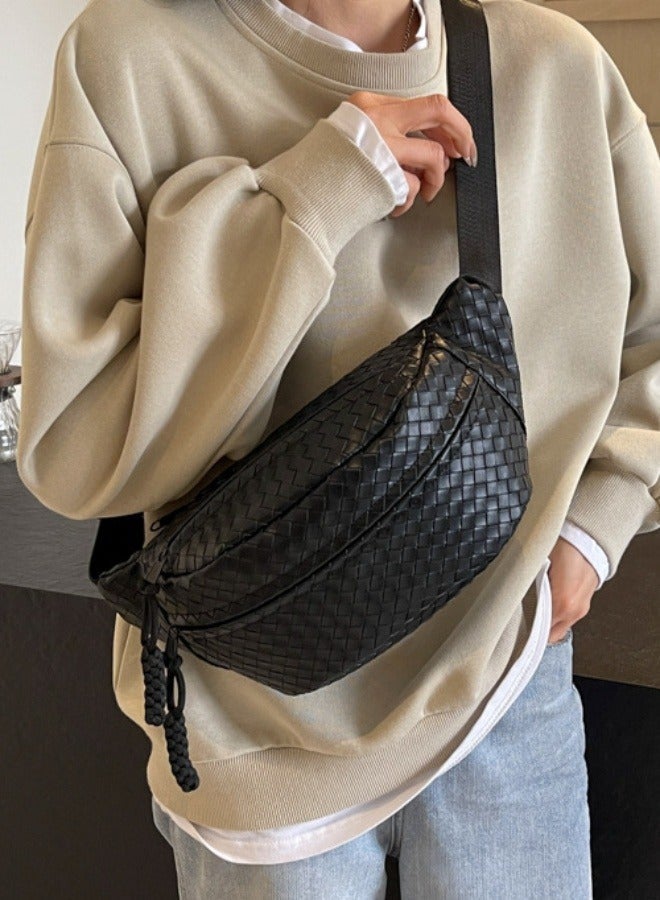 DUNISO Waist Pack for Women Crossbody Waist Bag Pack Belt Bag for Travel Walking Running Hiking Cycling Pouch Hip Bum Bag Chest Bag with Adjustable Strap For Gym Fitness Workout Travel Work Commuting - Image 1