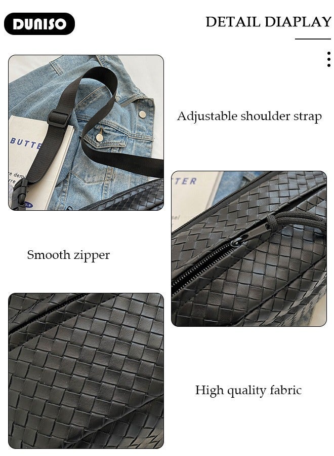 DUNISO Waist Pack for Women Crossbody Waist Bag Pack Belt Bag for Travel Walking Running Hiking Cycling Pouch Hip Bum Bag Chest Bag with Adjustable Strap For Gym Fitness Workout Travel Work Commuting - Image 5