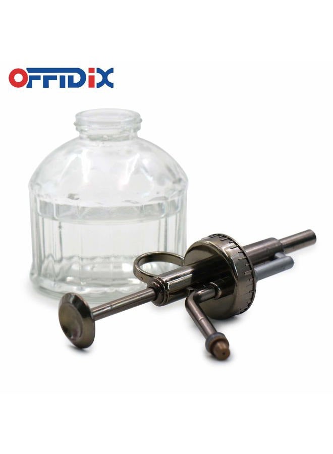 OFFIDIX Transparent Glass Watering Spray Bottle,Plant Mister with Plastic Bronze Plastic Top Pump, Glass Small Watering Can for Indoor Potted Plant, Outdoor Indoor Garden, Plants, Cleaning Solutions - Image 4