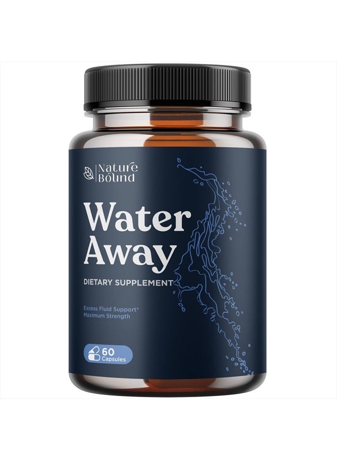 Nature Bound Water Away Supplement for Fast Bloating and Swelling Relief Pure Natural Diuretic Pills Reduce Water Retention Support Weight Loss Boost Energy Levels  - Image 2