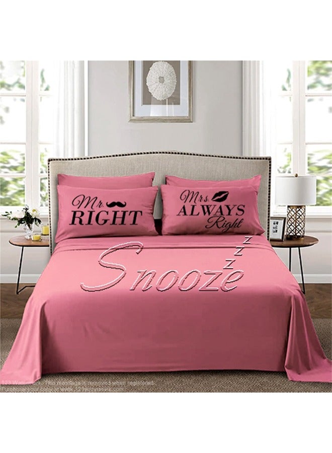 snooze Pillowcases set, 2 pcs, 45*65 cm, (MR& MRs design) Kashmir - Image 2