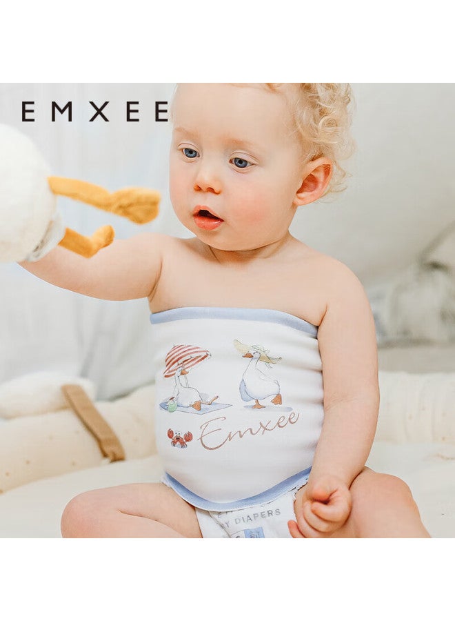 Emxee Baby Belly Wrap, Infant Belly Cover, All-season Newborn Umbilical Cord Protector, Cold Prevention And Warmth Aid, Beach Style, 17×17cm - Image 1