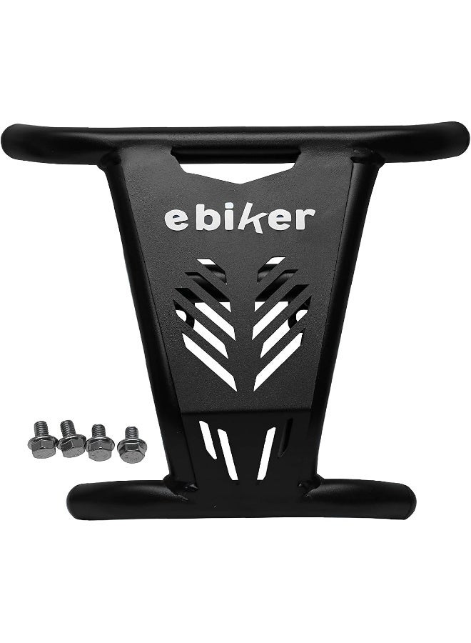 Ebiker Black Bull-Shaped Head ATV Bumper Guard for Yamaha Raptor - Image 1