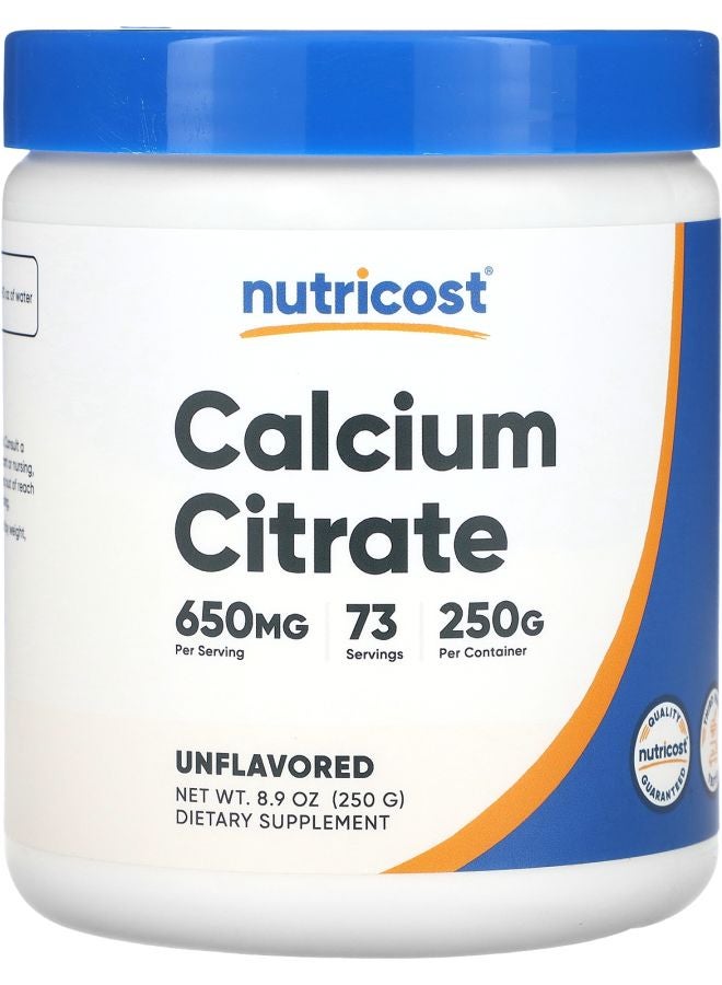 Calcium Citrate Unflavored 8.9 oz (250 g)
