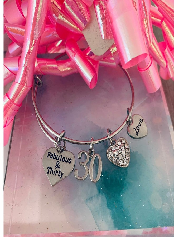 Infinity Collection 30th birthday Gift, 30th Birthday Charm Bracelet, Fabulous & Gifts for Women, Gift Ideas for Her - Image 4