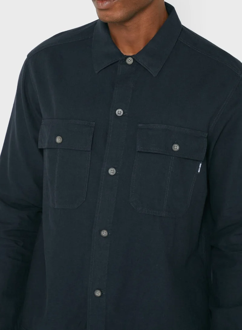 Only & Sons Double Pocket Regular Fit Shirt