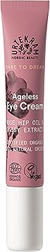 Urtekram Soft Wild Rose Ageless Eye Cream AntiAge Cream With Rosehip Oil Reduces Puffiness and Fine Lines Eye Cream For Dark Circles Dare to Dream Range Natural Organic and Vegan 15 ml - Image 1