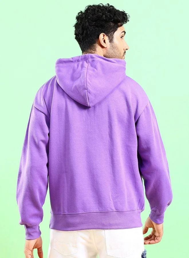 The Indian Garage Co  The Indian Garage Co Men Regular Fit Solid Hooded Full Sleeves Sweatshirt  | Best Price UAE