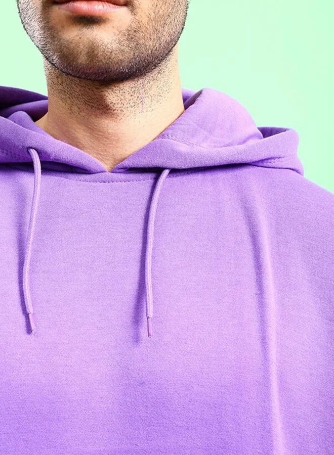 The Indian Garage Co  The Indian Garage Co Men Regular Fit Solid Hooded Full Sleeves Sweatshirt  | Best Price UAE