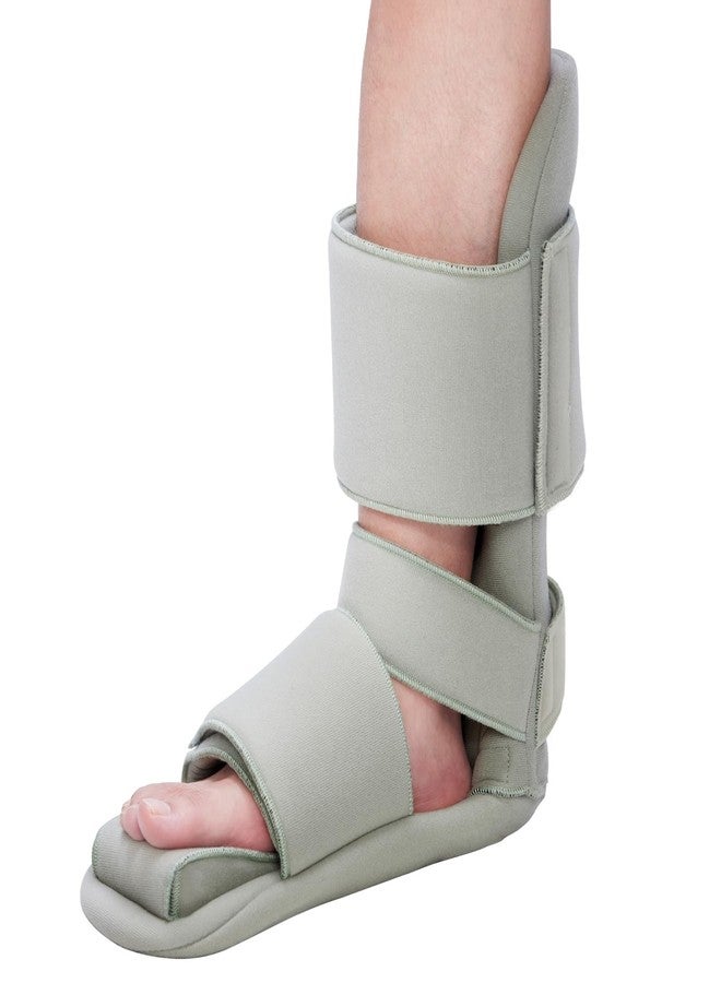 Estinko Plantar Fasciitis Night Splint - Adjustable Night Splint for Plantar Fasciitis Women & Men, Relieve Heel Pain, Achilles Tendonitis, Drop Foot Support Gray Medium - Image 1
