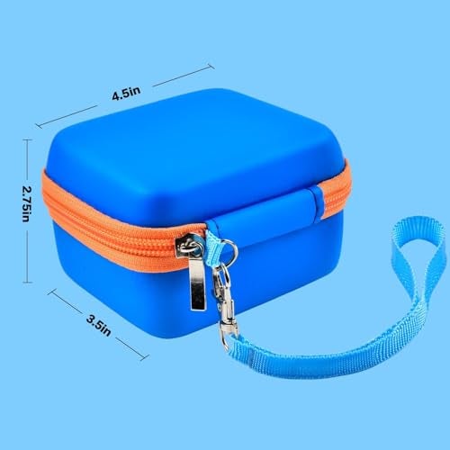 ANKHOH Kids Camera Case for Seckton for Desuccus for PROGRACE for GKTZ for Dylanto for Rindol for One'sMore for HANGRUI Digital Camera Storage Box Holder for Cable Accessory-Bag Only(Deep Blue) - Image 5
