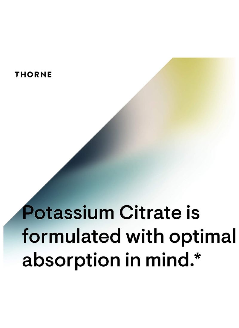 Thorne - Potassium Citrate Dietary Supplement - 90 Capsules - Image 1