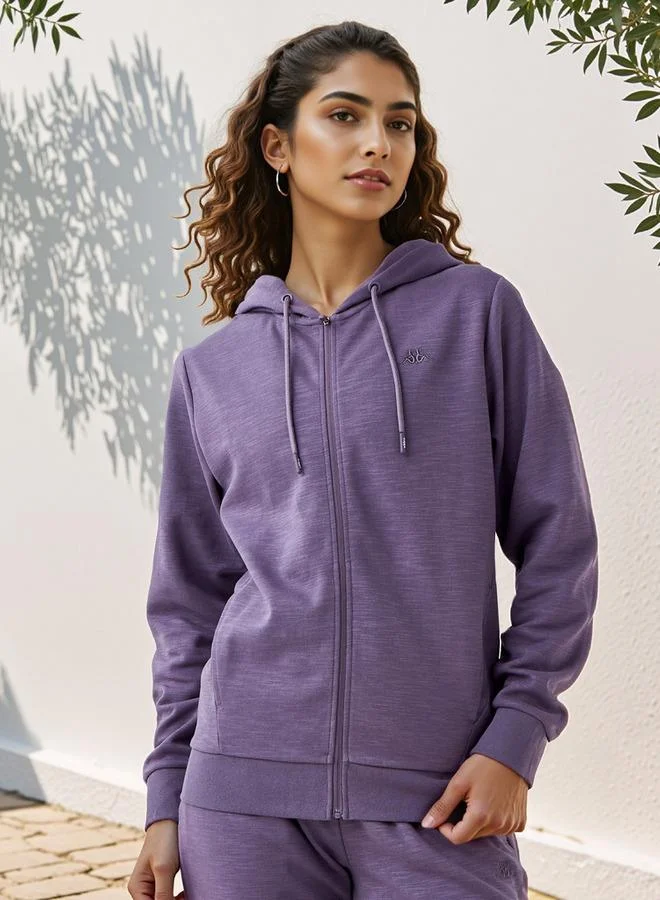 Kappa Zip Through Hoodie with Kangaroo Pockets
