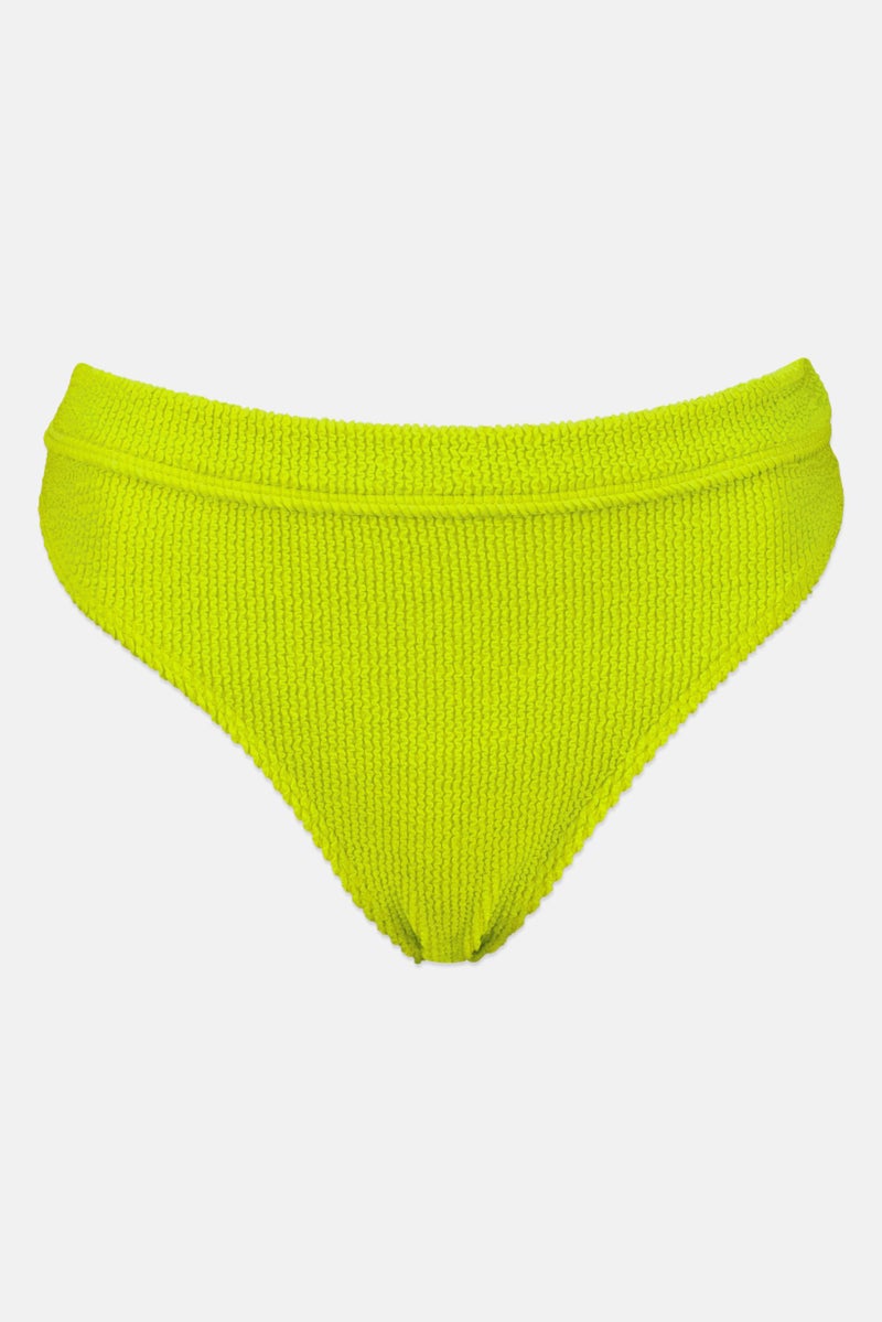 Billabong Women Knitted Bikini Bottom, Lime Green - Image 1