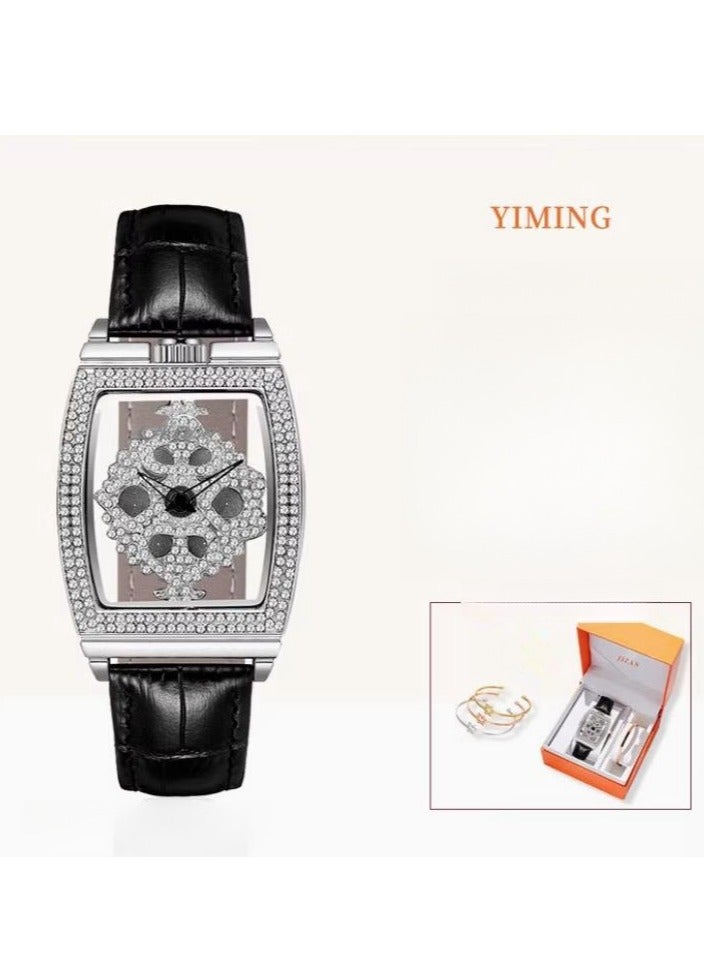 Yiming Women's Light Luxury Niche Starry Sky High-End Watch - Image 1