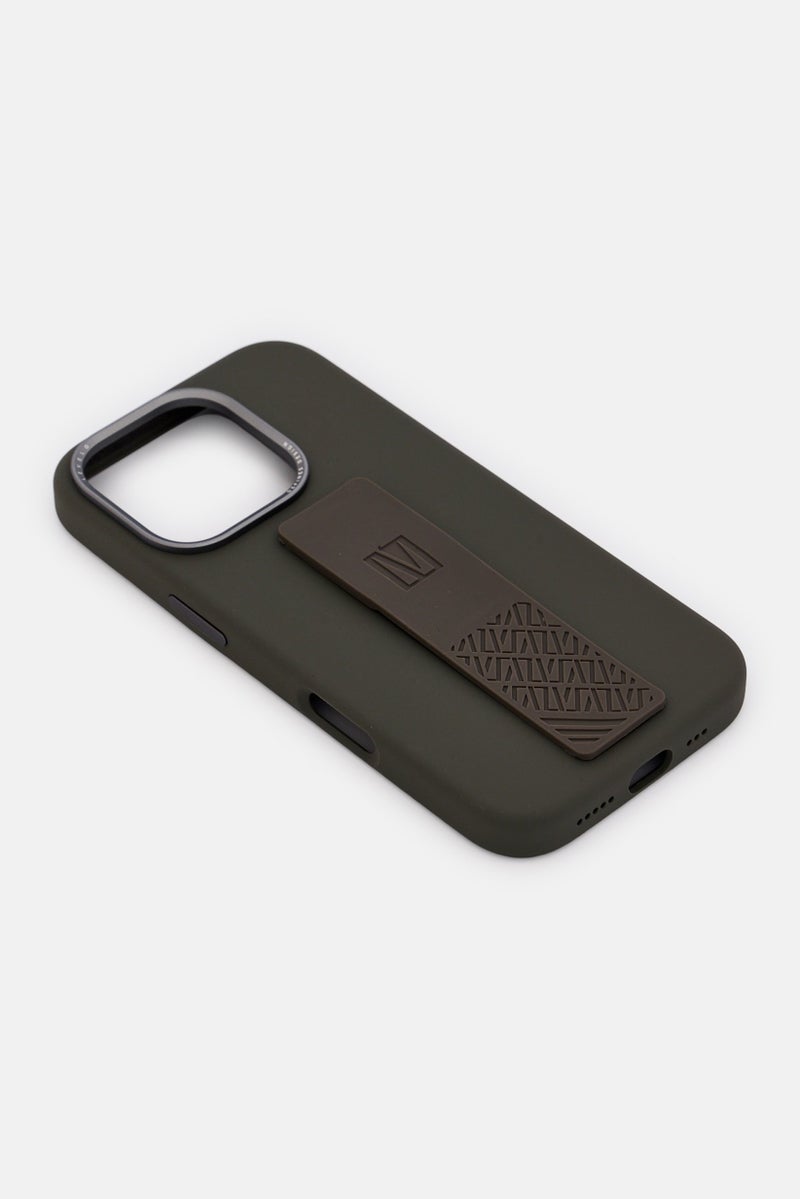 LEVELO iPhone 16 Pro Max Morphix Silicone Grip Protective Case, Grey - Image 4